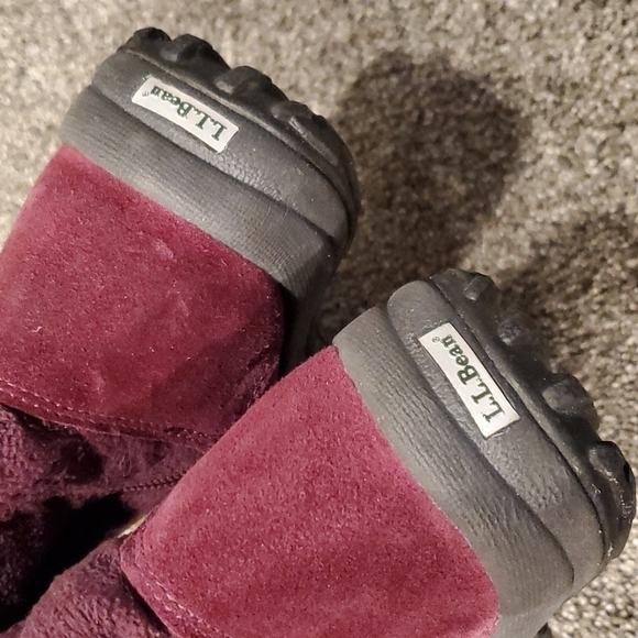 L.L.Bean Thinsulate Lined Suede winter boots shoes - Picture 7 of 10